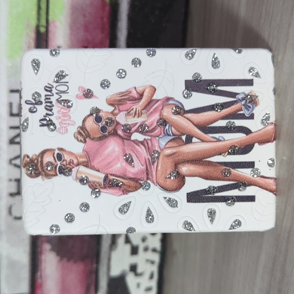 Drama Girl Mom Compact Mirror